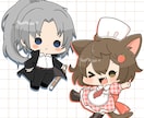 可愛いミニキャラ、デフォルメイラスト作成します アイコンやサムネイル、グッズなどにおすすめです！ イメージ9