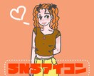 ゆるくてかわいいSNSアイコン描きます ラフ画修正無制限！イメージに寄り添って描きます！ イメージ2