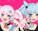歌ってみた動画のカバーイラストを制作します あなただけのキャラクターイラストで動画のクオリティアップ イメージ4