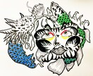 独特で個性的な作品を作成します かなり個性的なデザインをあなた色に染めます イメージ1