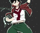 書いて欲しいアニメのキャラクターを書きます 背景を変えてオリジナル感を出す イメージ1