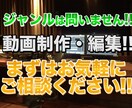 早くて丁寧！動画編集のプロが対応致します プロによる動画制作・編集!! 幅広いジャンルに対応!! イメージ1
