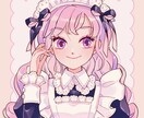 可愛い衣装を着た女の子描きます ●アイコン、似顔絵、イメージイラスト、オリキャラなど イメージ2