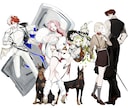 TRPG・ゲーム等の立ち絵を制作します キャラクターデザインも可能です！ イメージ4