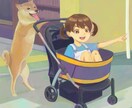 背景込み！一枚絵を作成します お気軽にご要望お聞かせください！ イメージ4