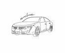 大切な愛車のイラストオーダー承っております 背景色や文字色、フォント無料でご希望お伺いします！ イメージ3