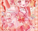 可愛くてキラキラしたイラストを描きます ロリータ、魔法少女、量産型、スイーツ系などを描くのが得意です イメージ3