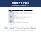 発注点・安全在庫つきの在庫管理表を提供します 日次の販売数を貼るだけ。いつ何個発注するかが出ます イメージ2