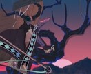 SD〜VTuber3面図パーツ分け描きます 空気感、存在感のあるイラスト作成いたします！ イメージ1