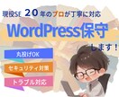 WordPressの保守・管理を代行します 現役ＳＥがサイトの不安をまるごと解消。本業に集中できます イメージ1