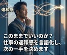 このままでいいのか!?仕事の違和感を見える化します リーダー/管理者向け 週1×4回 60分オンライン1ヶ月集中 イメージ1