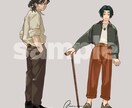自然な仕草のキャラクター立ち絵を制作します TRPG／配信用サムネイルなどに使用できるイラストを描きます イメージ4