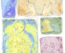 3L◯ 白黒ラフ詰め込み絵お描きします 漫画線でザクザクとした描き込みを行います！ イメージ2