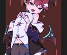 闇可愛いイラスト/アイコン絵/ミニキャラ描きます 地雷系、男の娘、ショタ、ケモ耳は大得意◎ イメージ8