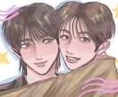 似顔絵、OC描きます ポップで鮮やかなかわいいイラストが得意 イメージ1