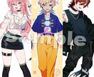 初めてでも安心！SNS向けアニメイラスト制作します やりとりしやすさ重視！気軽にご相談ください！ イメージ2