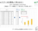 Excelでデータ整理・集計・グラフ作成します Excel集計からグラフ作成まで対応します イメージ2