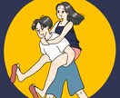レトロ可愛い商用イラスト/似顔絵かきます アイコンにもおすすめ♪ご要望にあわせて丁寧に描きあげます！ イメージ6