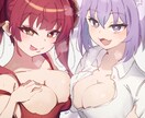 基本的にどんなイラストでも承っております アイコン絵から１枚絵、立ち絵なんかも大丈夫です！ イメージ2