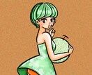 おしゃれで個性的⭐︎SNSアイコン・似顔絵描きます SNS映え◎アイコン・ヘッダーにぴったりの女の子イラスト！！ イメージ5