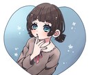 SNSなどに使用するゆるふわアイコン描きます ゆるふわ , デフォルメキャラをアイコンにしたいあなたに！！ イメージ1