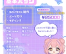 あなたのキャラをSDキャラにしてモデリングします 既存キャラのSDキャラ化＆Live2Dモデリングを安価で対応 イメージ2