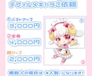 相談OK！かわいいデフォルメイラスト描きます 商用利用相談もOK！グッズやアイコンなどにいかがですか？ イメージ2
