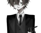 ダークな雰囲気の立ち絵お描きします TRPGなどで利用可能な立ち絵をお描きします イメージ5