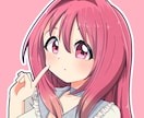 女性キャラの可愛いSNS用アイコンを描きます 「あなただけのアイコン」で、「あなたらしいSNS」を♪ イメージ4