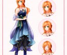 ご希望に沿った立ち絵イラストお描きします TRPG、配信、オリキャラの設定画などに！表情差分承ります！ イメージ1