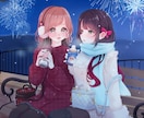 一枚絵・立ち絵・夢絵制作します 大人っぽいから可愛らしいまで 好みに合わせて制作します♪ イメージ2