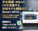 資金調達・M&Aのための財務モデルを作ります メガバンク×CFO経験。プロの思考をExcelに凝縮して納品 イメージ1