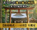 属性診断×総合病院神社｜魂の総本山を鑑定いたします 一生に一度は行くべき「総合病院神社」とは… イメージ1