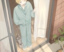 ご希望に沿った厚塗り1枚絵制作します アイコン/ヘッダー/配信･動画用など イメージ3