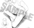 かっこいいエモいイラスト描きます アイコンやヘッダー画像、プレゼントにも！【デジタル鉛筆絵】 イメージ5