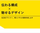 元広告×現コンサルが資料作成をお手伝いします 伝わる構成 × 魅せるデザイン、両立できる資料を作成！！ イメージ1