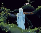 書籍の表紙、ポスターなどにイラストデザインします 幻想的な世界に一つだけのアート！！ イメージ6