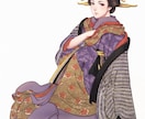 息を呑むほど美しい『和風・美人画』を描きます 着物や花魁のイラスト、小説の表紙、MV用に。商用利用も大歓迎 イメージ3