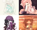 アイコン٠サムネイル٠キャライラスト制作します 商用利用◯あなただけのオリジナルイラスト イメージ3