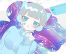 SNSのアカウントで使用出来ます かわいい女のコのアイコン！！描きます！！ラフ修正無限！ イメージ1