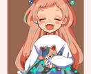 SNSに利用できるアイコン制作承ります カラフルで可愛いイラストをお届けします！ イメージ2