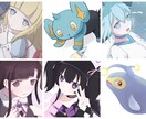 アイコンを描きます 安価でかわいいアイコンをご用意＊マスコットなどのご依頼も◎ イメージ1