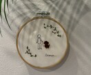 大切なワンちゃんとの思い出をモフモフ刺繍します ワンちゃんとの写真をもとに、シルエット刺繍♩ イメージ6