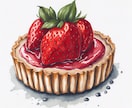 商用利用可能な食べ物の水彩画イラスト描きます 温かみのあるイラストで美味しさを届けます イメージ4