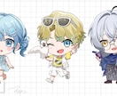SDイラスト・ミニキャライラスト描きます 個性を残しながら2~3等身に、可愛くぎゅぎゅっと縮めます！ イメージ2