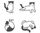 シンプルな線画イラスト描きます シングルラインパスで描画。EPS / AI でも納品可です！ イメージ7