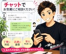 1日チャットでお話ができます 1日/5往復まで/お悩み/お話し相手/雑談/恋愛相談 イメージ2