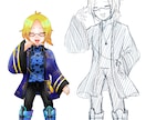 ゆるいデフォルメキャラを描きます 立ち絵のデフォルメ化・ミニキャラ化・商用利用OK イメージ2