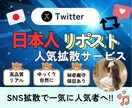 X(Twitter)日本人ＲＴ500以上増やします 【最安値！】X(Twitter)日本人RT500以上拡散！ イメージ1