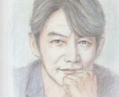 色紙に鉛筆と色鉛筆でふんわり優しい似顔絵を描きます 大切な方へのプレゼントにも！　原画｛色紙）をお届けします イメージ3